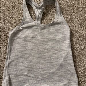 Lululemon Gray Racerback Tank Top